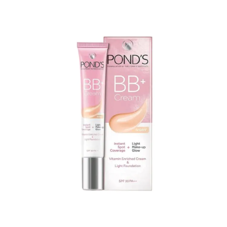 Ponds BB+ Cream Instant Spot Coverage + Light Make-up Glow Ivory 18g