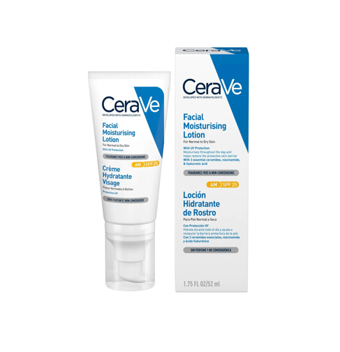 CeraVe Facial Moisturising Lotion AM SPF 25- 52ml