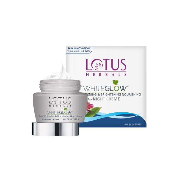 Lotus Herbal WHITEGLOW Skin Brightening & Nourishing Night Cream 40ml