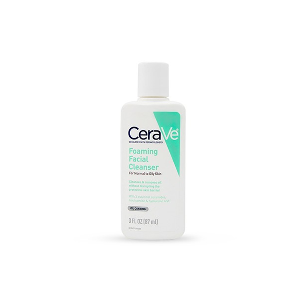 CeraVe Foaming Facial Cleanser for Normal to Oily Skin 87ml