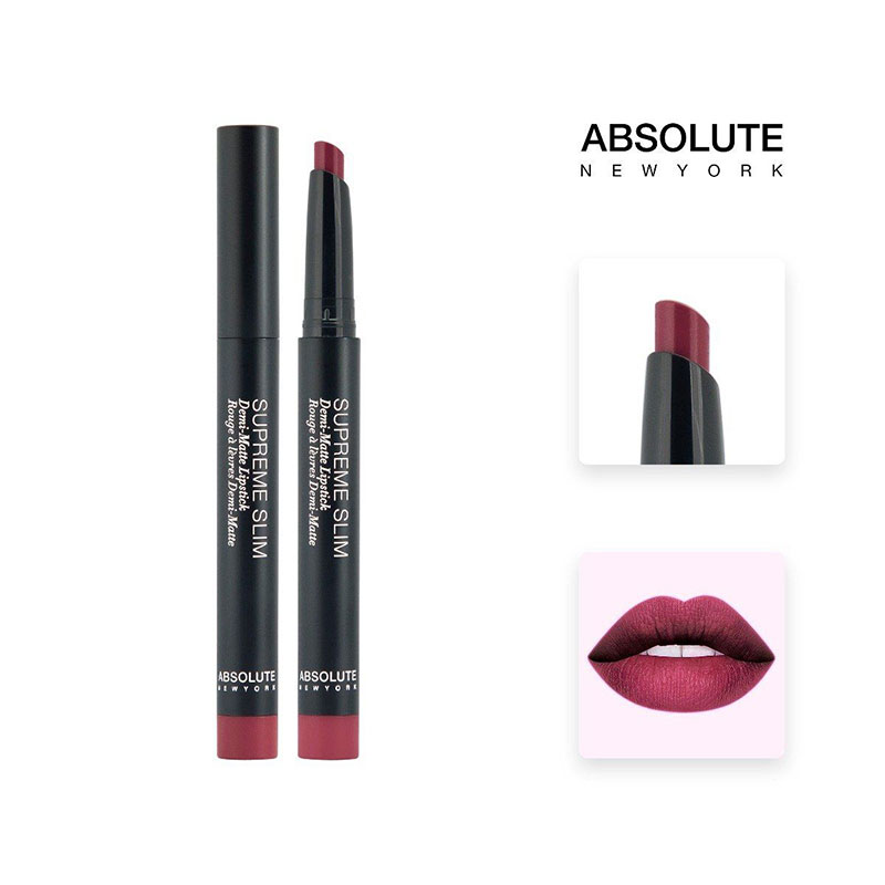 Absolute New York Supreme Slim Demi Matte Lipstick - Dahlia