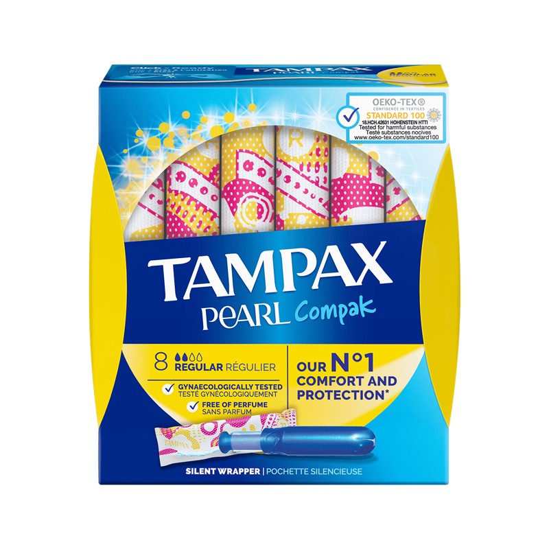 Tampax Pearl Compak Regular Tampons