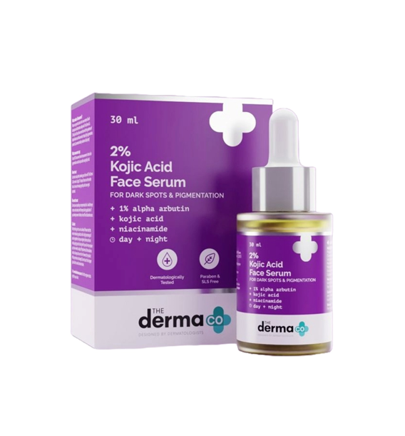 The Derma Co 2% Kojic Acid Face Serum with 1% Alpha Arbutin & Niacinamide 30ml
