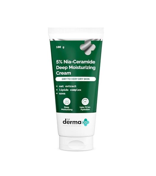 The Derma Co 5% Nia-Ceramide Deep Moisturizing Cream 100g