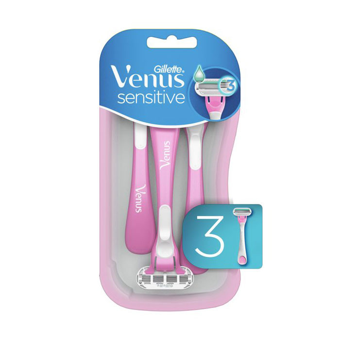Gillette Venus Sensitive Disposable Razor 3 Pieces