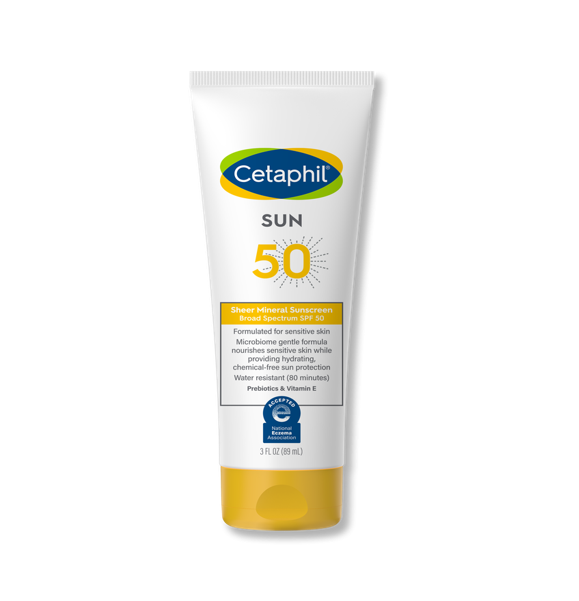 Cetaphil Sheer Mineral Sunscreen Broad Spectrum SPF 50 89ml