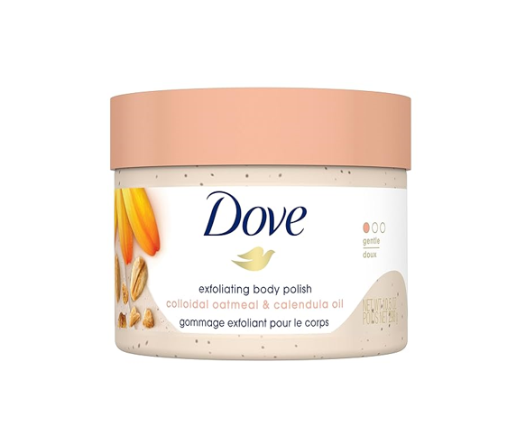 Dove Colloidal Oatmeal & Calendula Oil Gentle Exfoliating Body Polish 298g