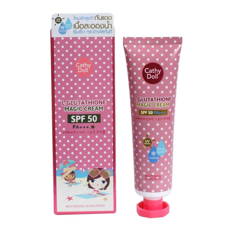 Cathy Doll SPF 50 Whitening Sunscreen L-glutathione Magic Cream - 60ml