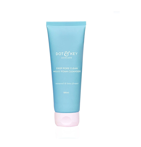 Dot & Key Deep Pore Clean Milky Foam Cleanser 100ml
