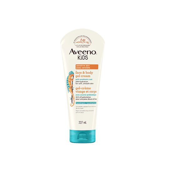 Aveeno Baby Face & Body Gel Cream for Sensitive Skin 227 ml