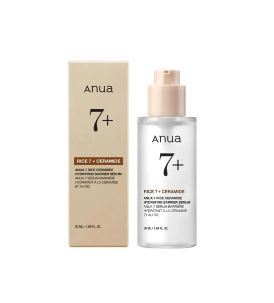 ANUA RICE CERAMIDE 7 HYDRATING BARRIER SERUM  50ml